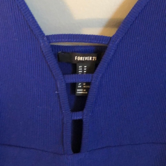 Forever 21 blue cocktail dress- perfect condition - Picture 3 of 5